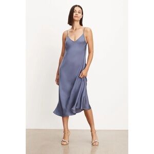 Velvet by Graham & Spencer Soft satin slip dress